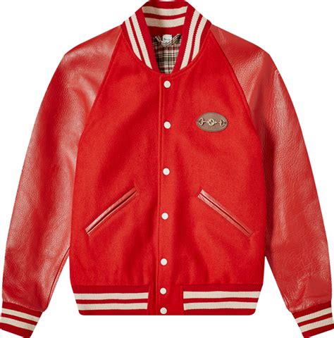 gucci varsity jacket replica|men's gucci style jacket.